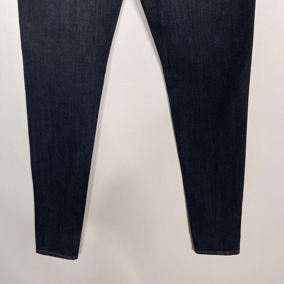 AG Adriano Goldschmied Womens 28 Farrah High Rise Skinny Jeans Dark Wash Cotton - Picture 6 of 9